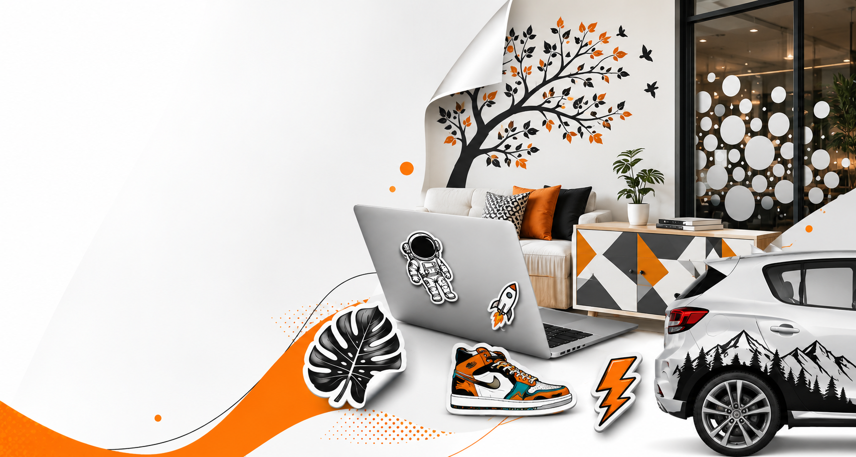 Sticker decorativi e personalizzazioni