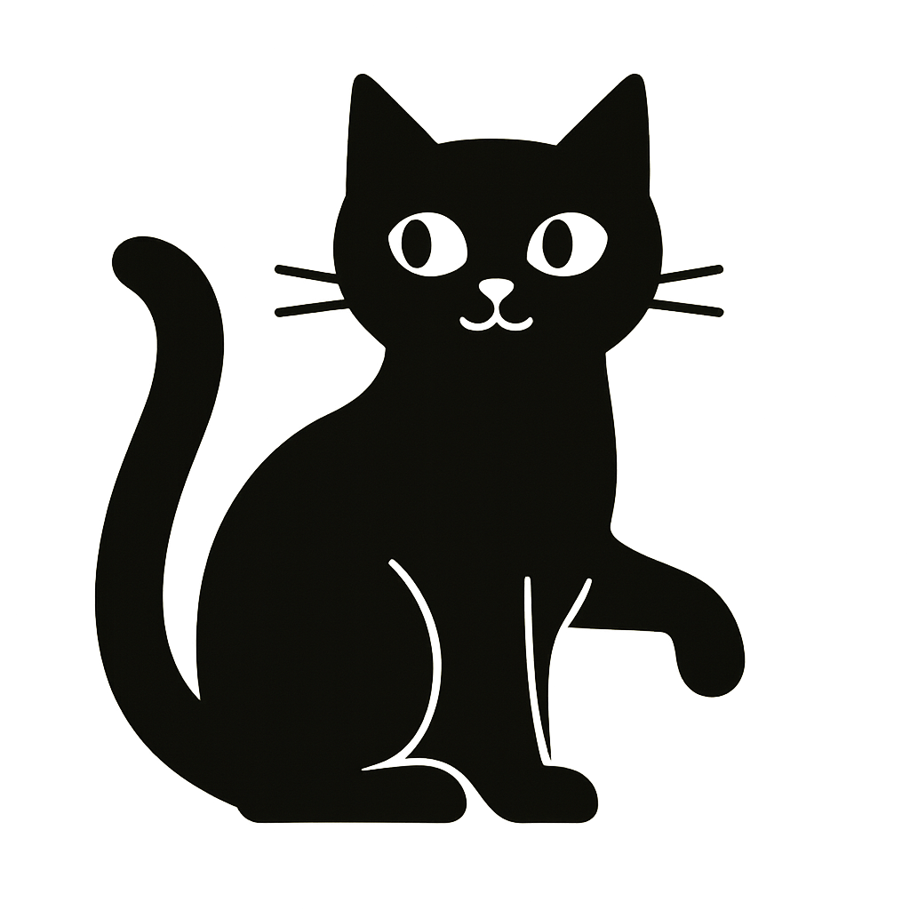 Gatto simpatico in posa moderna